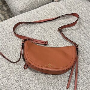 Michael Kors Brown Leather Crossbody Bag